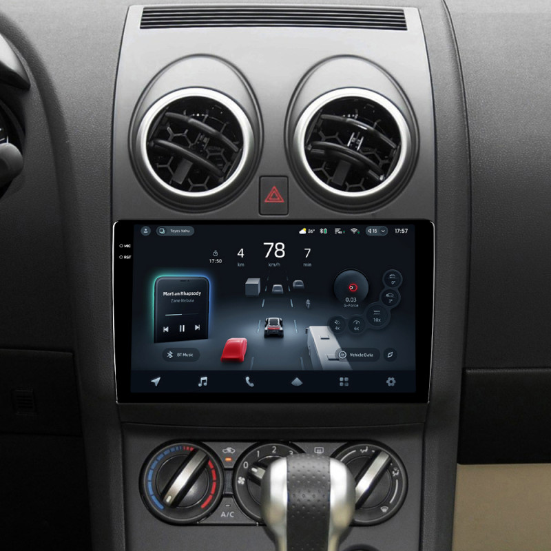Android head unit Teyes CC4 Pro 12+256 Gb Nissan Qashqai 1 J10 2006-2013 (F1) 9" 2k