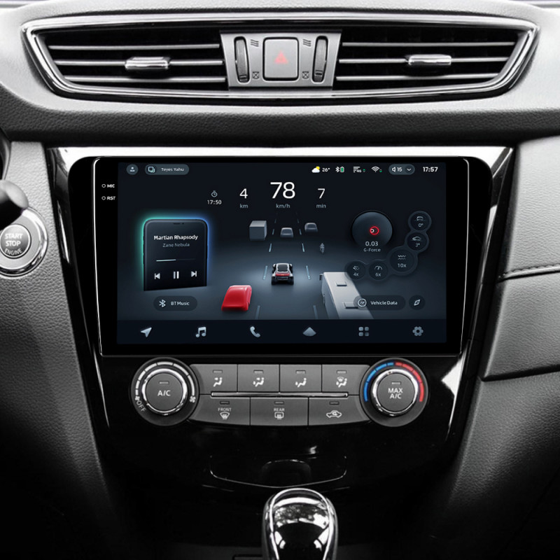 Android head unit Teyes CC4 Pro 12+256 Gb Nissan X-Trail X Trail 3 T32 2013-2022- (F1) Manual air conditioning (C) 10" 2k