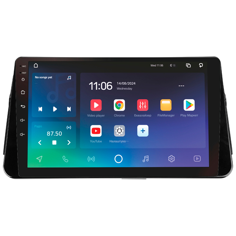 Android head unit SIGMA X10432 ANDROID 10 4+32 Gb 4G DSP Nissan Kicks P15 2017-2021 10"