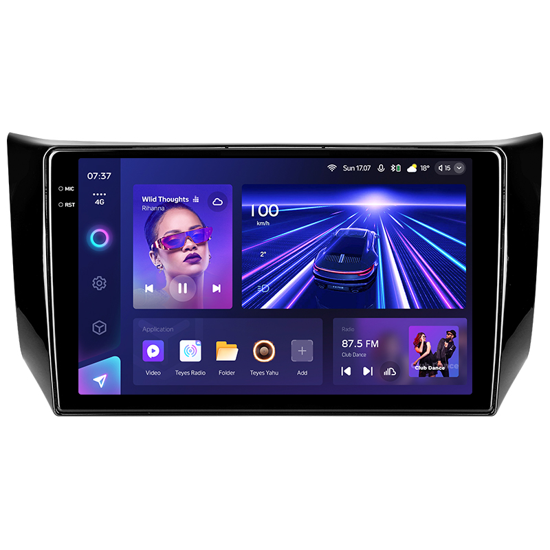 Android head unit Teyes CC3 6+128 Gb with 360° surround view° Nissan Sentra B17 2012-2017 10" 2k