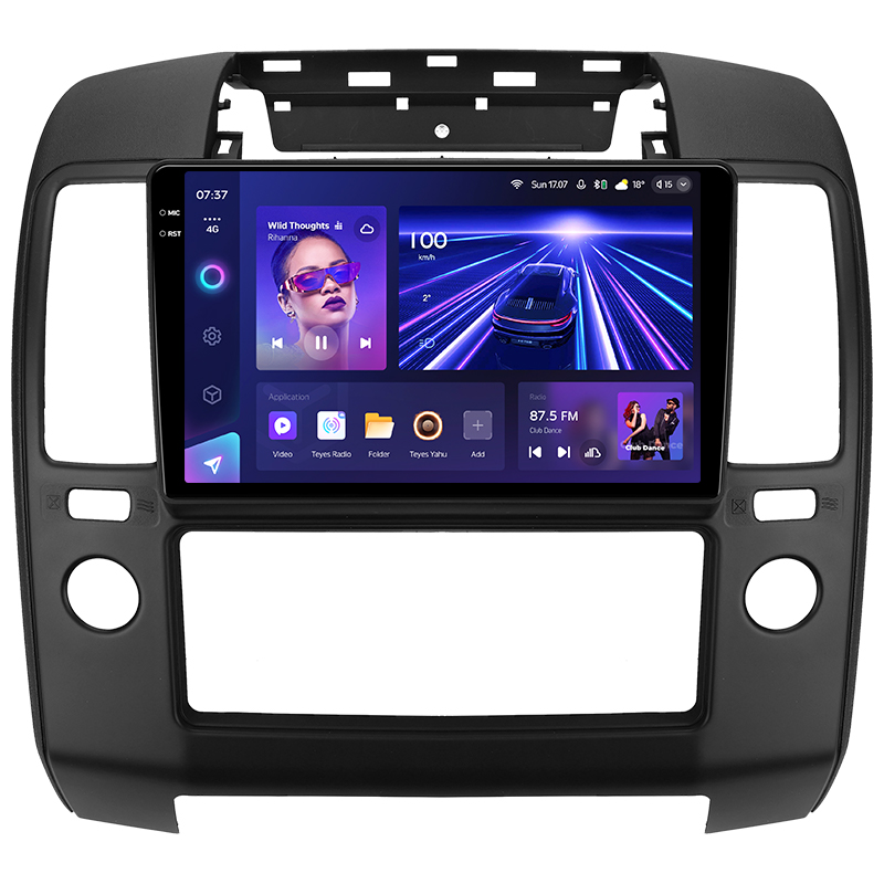 Android head unit Teyes CC3 6+128 Gb with 360° surround view° Nissan Navara 3 D40 2004-2010 (F2) 9" 2k