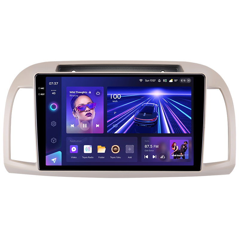 Android head unit Teyes CC3 4+32 Gb Nissan March Micra 3 K12 2002-2010 9" 2k
