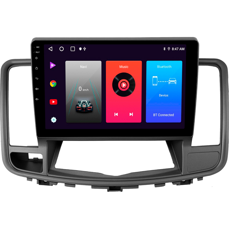 Android head unit SIGMA F10216 ANDROID 10 2+32 Gb Nissan Teana J32 2008-2013 (B) 10"