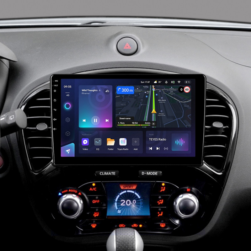 Android head unit Teyes CC3L 4+32 Gb Nissan Juke 2010-2014 9"