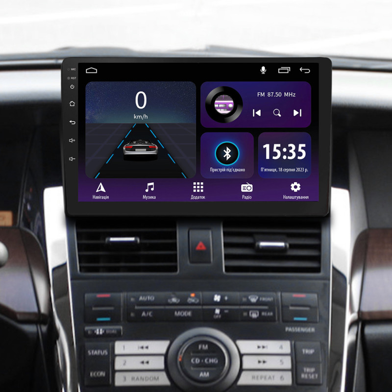 Android head unit SIGMA E9232 ANDROID 10 2+32 Gb Nissan Teana J31 2003-2008 (F1) 9" (L1)