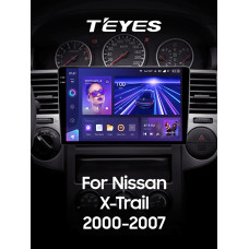 Android head unit Teyes CC3 6+128 Gb with 360° surround view° Nissan X-Trail X Trail X - Trail 1 T30 2000-2007 (F1) 10" 2k