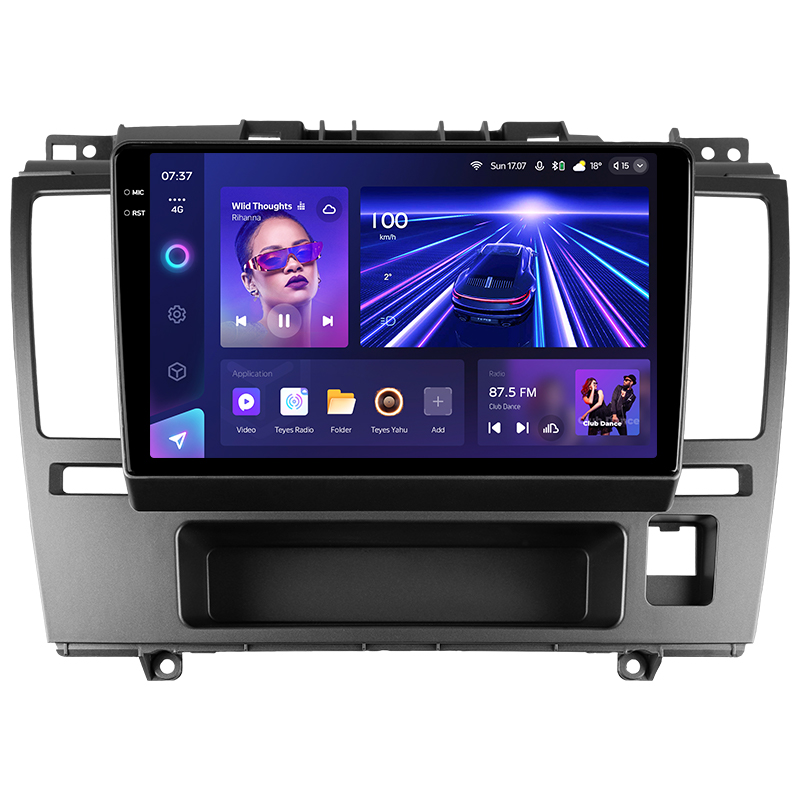 Android head unit Teyes CC3 6+128 Gb Nissan Tiida C11 2004-2013 (F1) 9" 2k