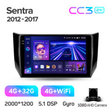 Android head unit Teyes CC3 4+32 Gb Nissan Sentra B17 2012-2017 10" 2k