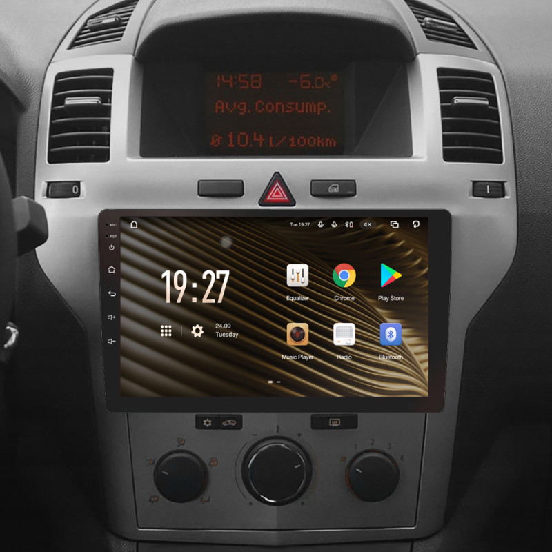 Android head unit SIGMA S9432 ANDROID 10 4+32 Gb 4G DSP Opel Zafira B 2005-2014 For Opel Astra H (F2) 2004-2014 9"