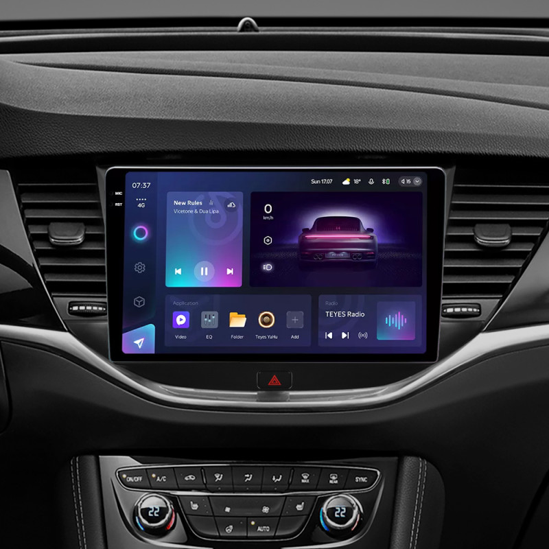 Android head unit Teyes CC3 6+128 Gb Opel Astra K 2015-2022 (B) 9" 2k