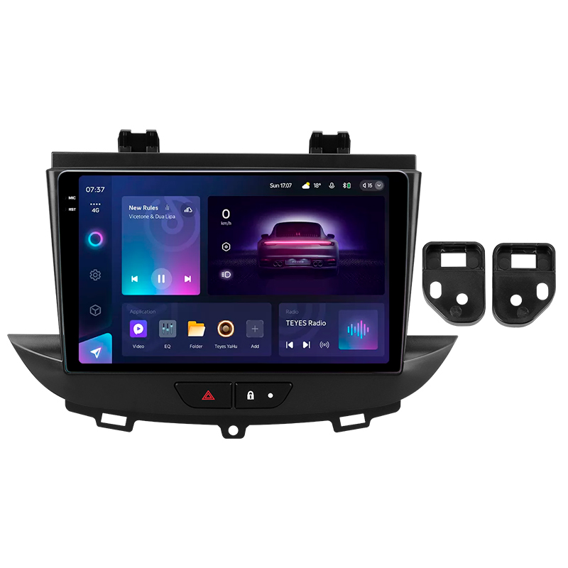 Android head unit Teyes CC3 6+128 Gb Opel GrandLand X 2017-2023 Astra K 2015-2021 9" 2k