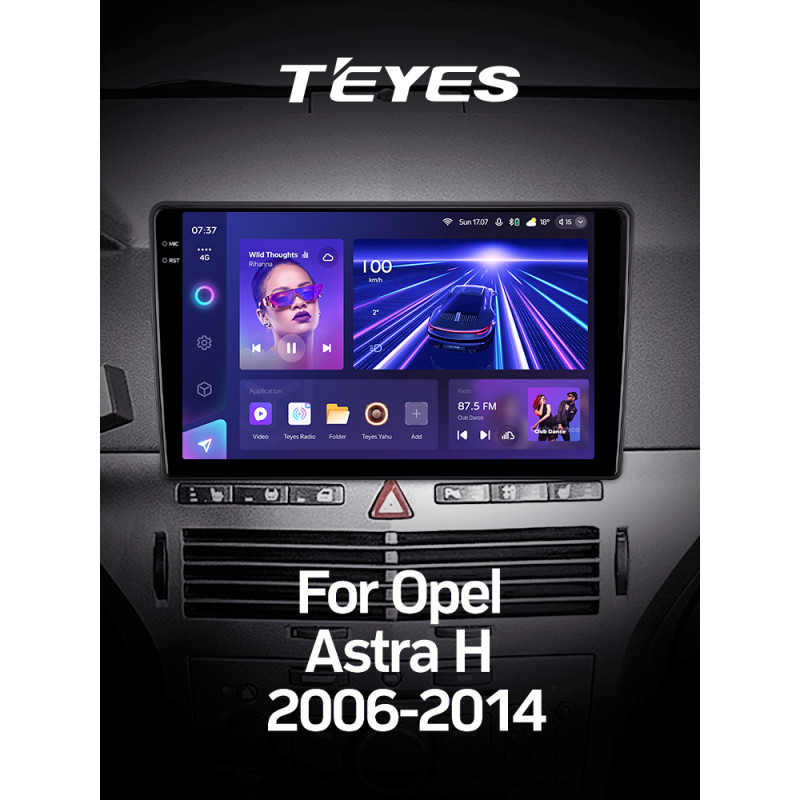 Android head unit Teyes CC3 4+64 Gb Opel Astra H (F1) 2006-2014 9" 2k (L2)