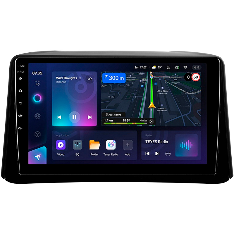 Android head unit Teyes CC3L 4+32 Gb Opel Mokka 1 2012-2016 9"