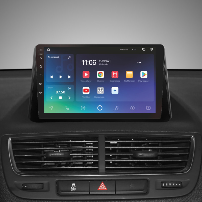 Android head unit SIGMA X9432 ANDROID 10 4+32 Gb 4G DSP Opel Mokka 1 2012-2016 9"