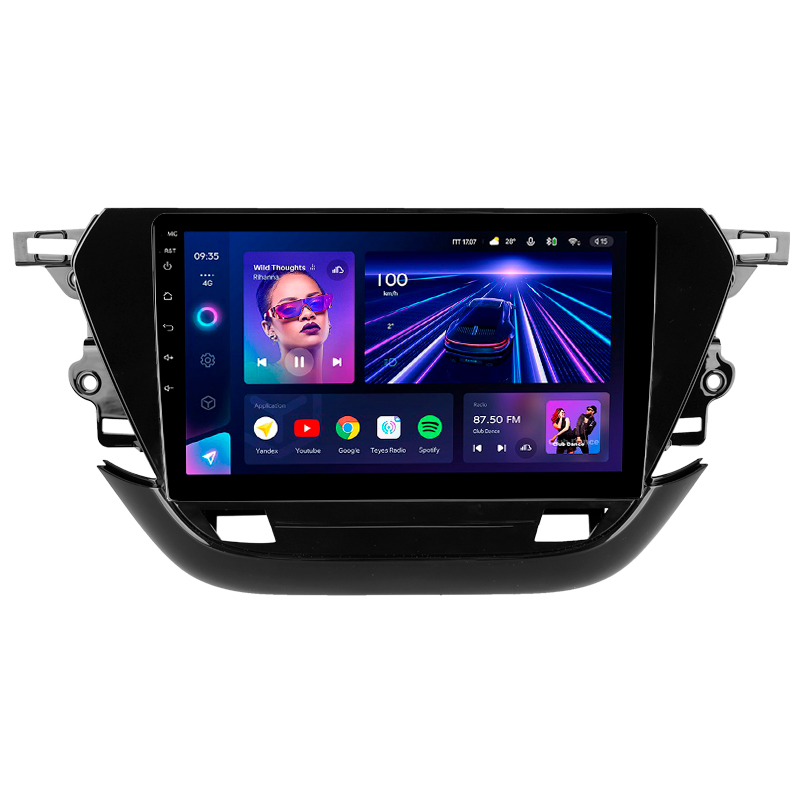 Android head unit Teyes CC3 4+32 Gb Opel Corsa F 2019-2023 9"
