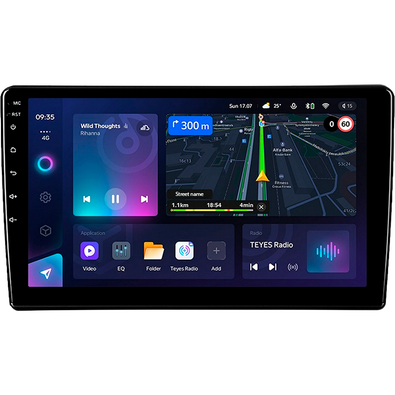 Android head unit Teyes CC3L 4+64 Gb Opel Zafira B 2005-2014 For Opel Astra H (F2) 2004-2014 9"