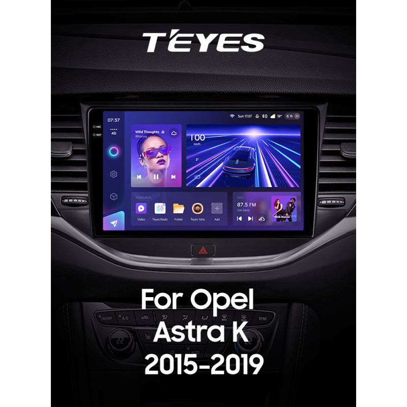 Android head unit Teyes CC3 4+32 Gb Opel Astra K 2015-2022 (A) 9" 2k