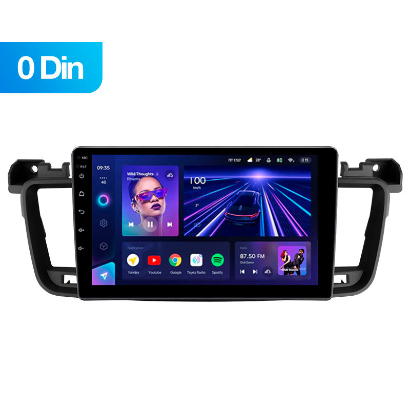 Android head unit Teyes CC3 4+64 Gb Peugeot 508(0 Din)2011-2018 9"