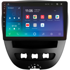 Android head unit SIGMA X10464 ANDROID 10 4+64 Gb 4G DSP Peugeot 107 Toyota Aygo 2005-2014 10"