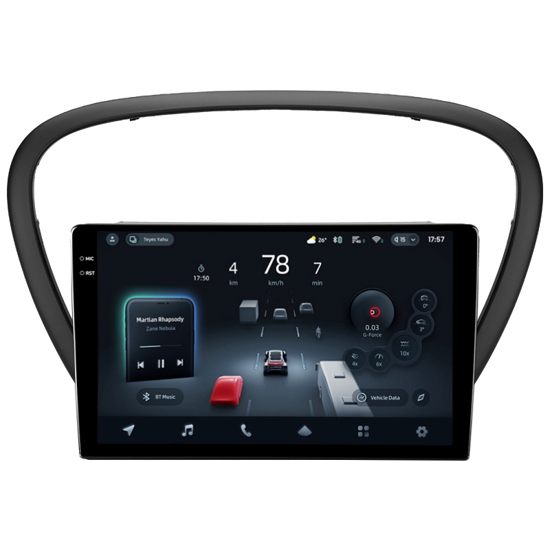 Android head unit Teyes CC4 Pro 12+256 Gb Peugeot 607 2004-2010 9" 2k (L1)