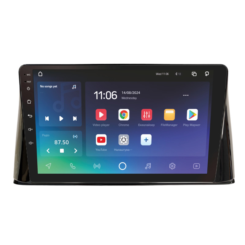 Android head unit SIGMA X9432 ANDROID 10 4+32 Gb 4G DSP Peugeot 308 2016-2018 BMOD Black 9"