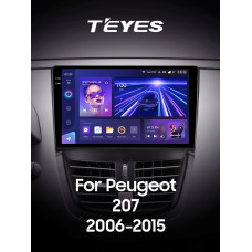 Android head unit Teyes CC3 4+64 Gb Peugeot 207 2006-2015 9" 2k