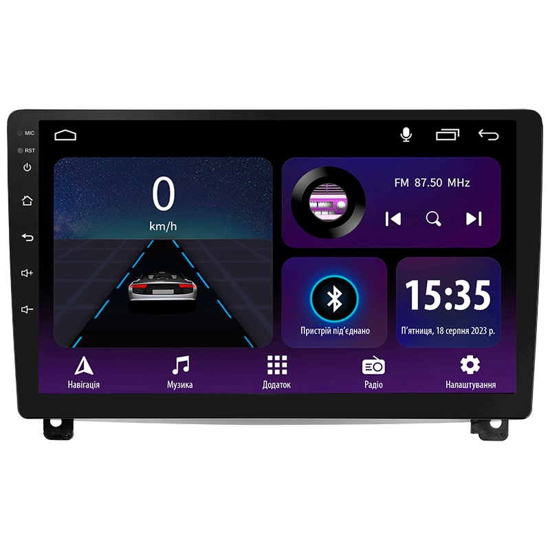 Magetófono de a bordo SIGMA E9232 ANDROID 10 2+32 GB para Peugeot 407 1.2 (2004–2011) (F2) 9