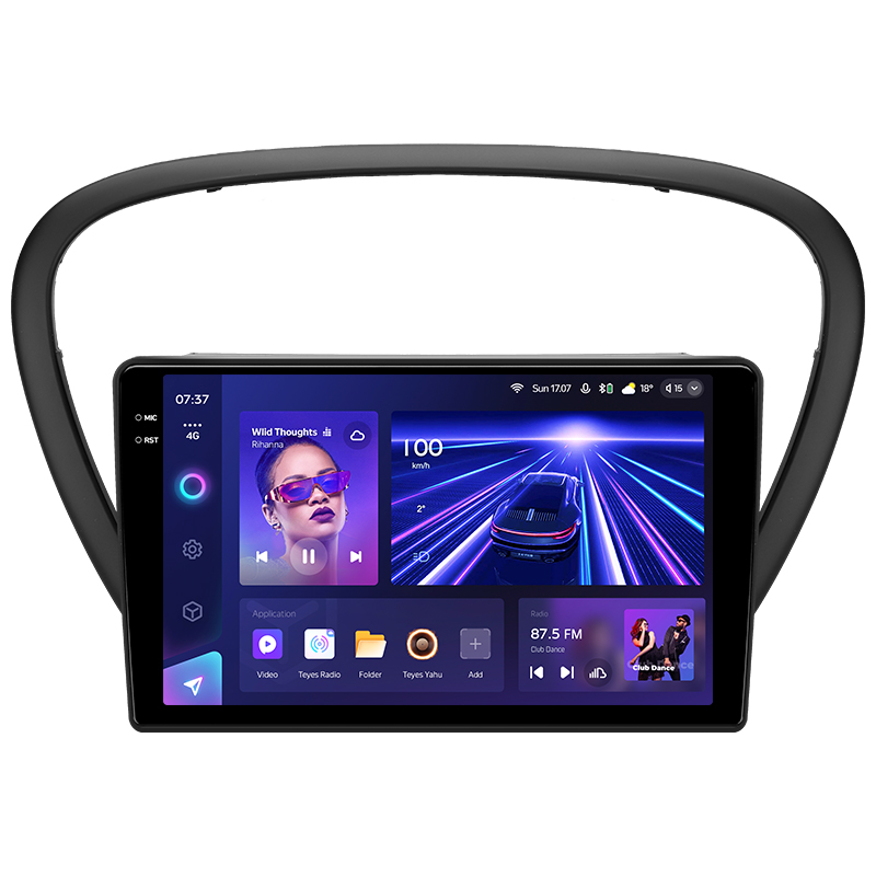 Android head unit Teyes CC3 4+32 Gb Peugeot 607 2004-2010 9" 2k (L1)