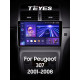 Android head unit Teyes CC3 6+128 Gb Peugeot 307 1 2001-2008 9" 2k