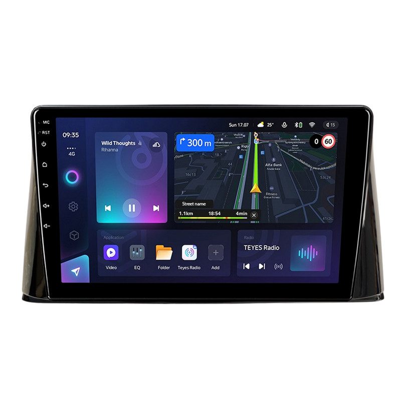 Android head unit Teyes CC3L 4+64 Gb Peugeot 308 2016-2018 BMOD Black 9"