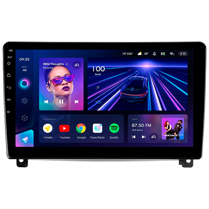 Android head unit Teyes CC3 4+32 Gb Peugeot 407 1 2004 - 2011 (F2) 9" (L2)