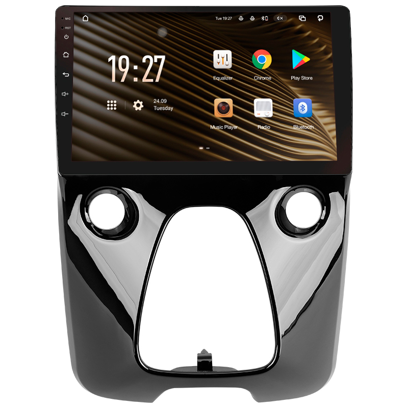 Android head unit SIGMA S10432 ANDROID 10 4+32 Gb 4G DSP Peugeot 108 For Toyota Aygo B40 2014-2021 (F1) 10" (L1)
