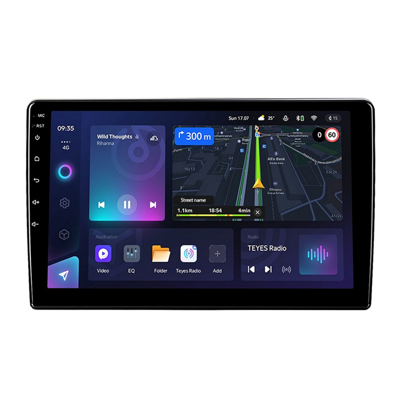 Android head unit Teyes CC3L 4+32 Gb Peugeot 307 2001-2008 SILVER 9"