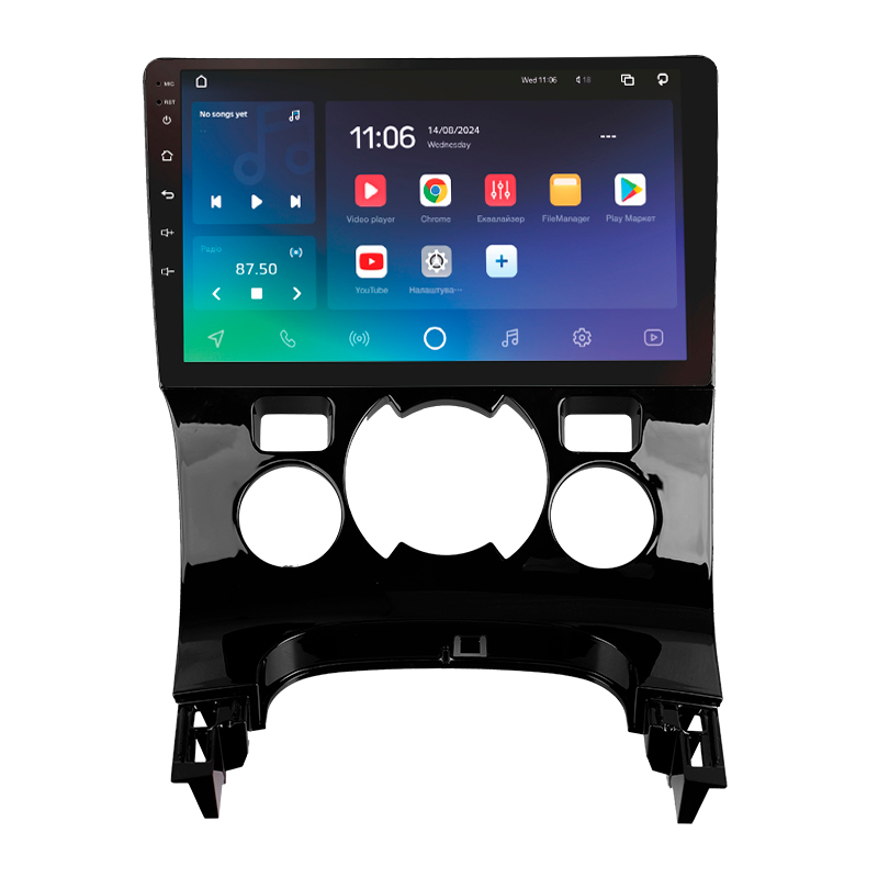 Android head unit SIGMA X9432 ANDROID 10 4+32 Gb 4G DSP Peugeot 3008 1 2009-2016 (F2) 9"