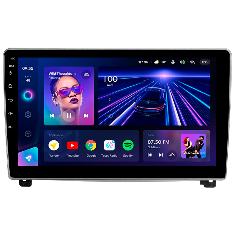 Android head unit Teyes CC3 4+32 Gb Peugeot 407 1 2004 - 2011 (F1) 9" (L2)