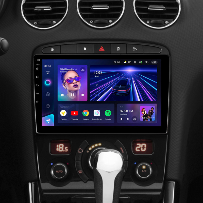 Android head unit Teyes CC3 4+32 Gb Peugeot 408 1 T7 2012-2020 For Peugeot 308 2007-2015 9"