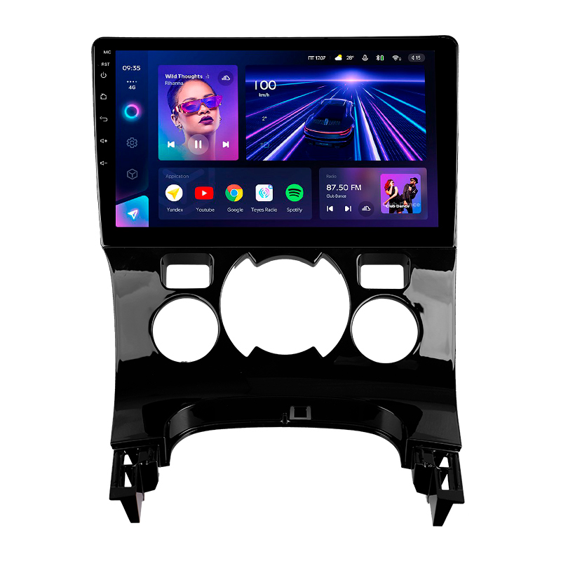 Android head unit Teyes CC3 4+32 Gb Peugeot 3008 1 2009-2016 (F2) 9"