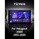 Android head unit Teyes CC3 4+64 Gb Peugeot 2008 1 208 (1 Din) 2013-2020 10" 1din 2k
