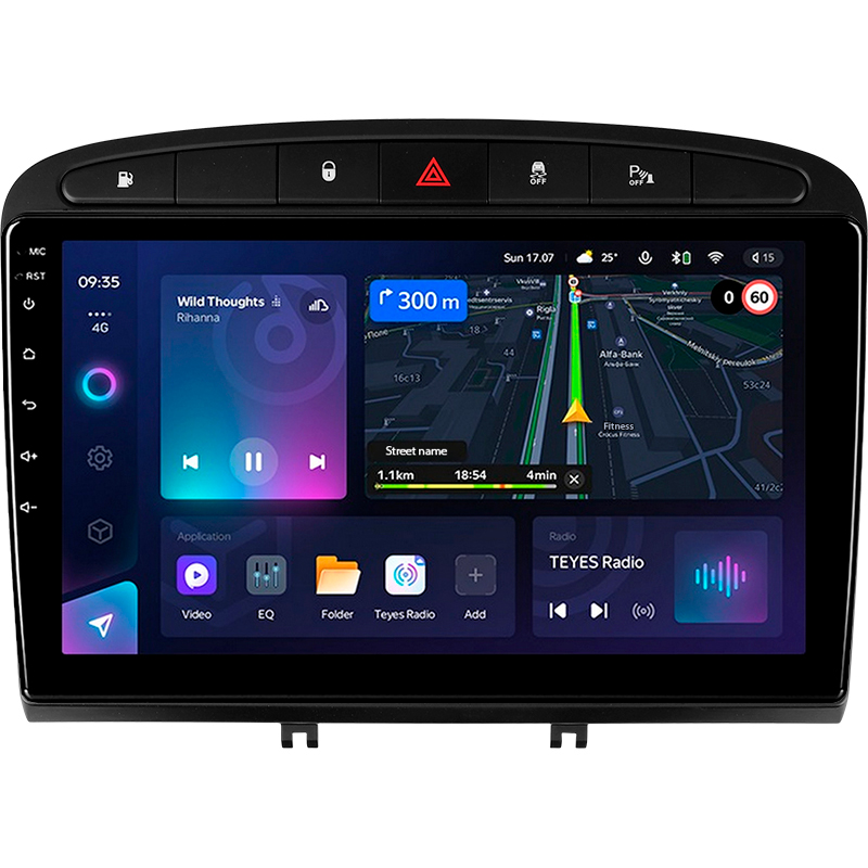 Android head unit Teyes CC3L 4+32 Gb Peugeot 408 1 T7 2012-2020 For Peugeot 308 2007-2015 9"