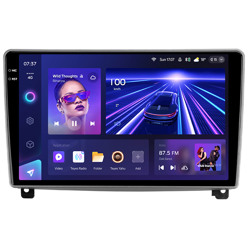 Android head unit Teyes CC3 6+128 Gb with 360° surround view° Peugeot 407 1 2004 - 2011 (F2) 9" 2k (L2)