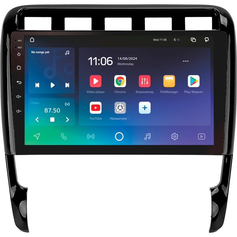 Android head unit SIGMA X9464 ANDROID 10 4+64 Gb 4G DSP Porsche Cayenne I 1 9PA 2002-2010 9" (L1)