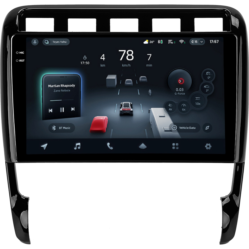 Android head unit Teyes CC4 Pro 8+128 Gb Porsche Cayenne I 1 9PA 2002-2010 9" 2k (L1)