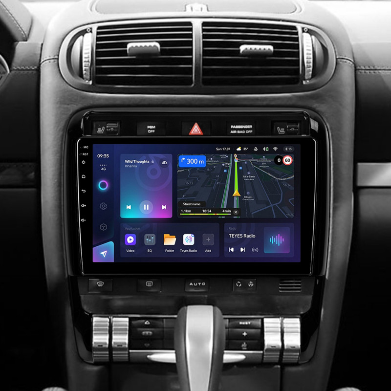 Android head unit Teyes CC3L 4+32 Gb Porsche Cayenne I 1 9PA 2002-2010 9" (L1)