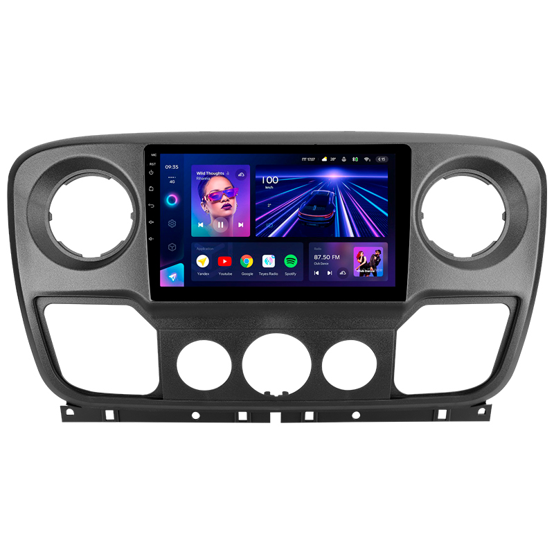 Android head unit Teyes CC3 4+32 Gb Renault Master 2010-2019 For Nissan NV400 2010-2020 For Opel Movano 2 2010-2019 (F2) 10" (L1)