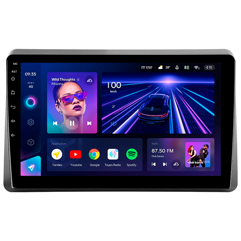 Android head unit Teyes CC3 4+32 Gb Renault Master 2019-2022 10"