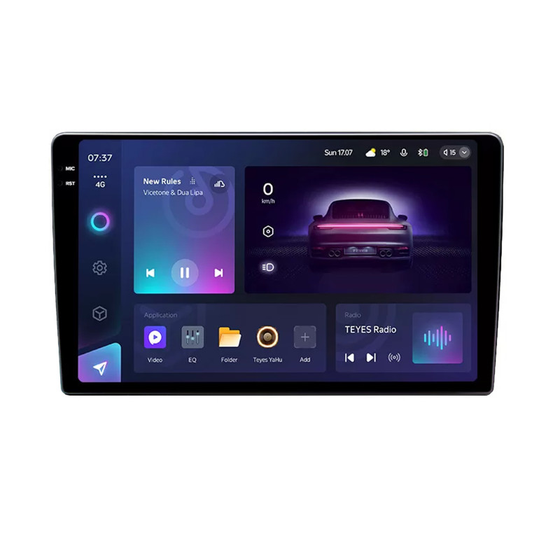Android head unit Teyes CC3 4+64 Gb Renault Sandero Dacia Duster Captur Lada Xray 2010-2022 9" 2k