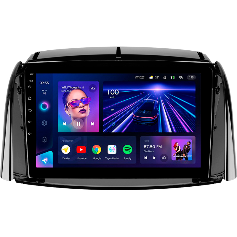 Android head unit Teyes CC3 4+32 Gb Renault Koleos 2008 - 2016 (B) 9" (L1)