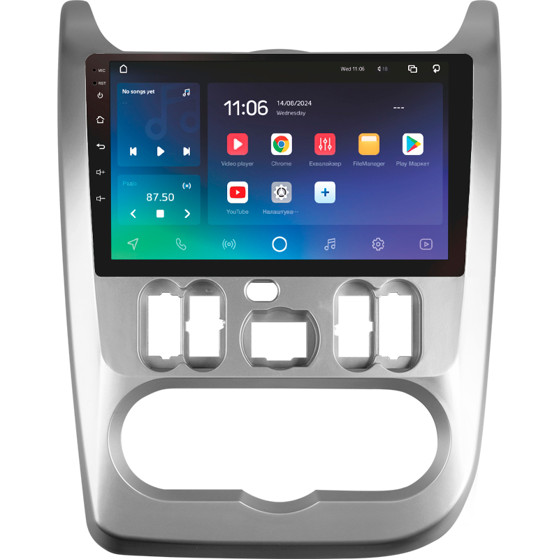 Android head unit SIGMA X9464 ANDROID 10 4+64 Gb 4G DSP Renault Logan 1 2010-2016 (CAN BUS) 9" (L2)