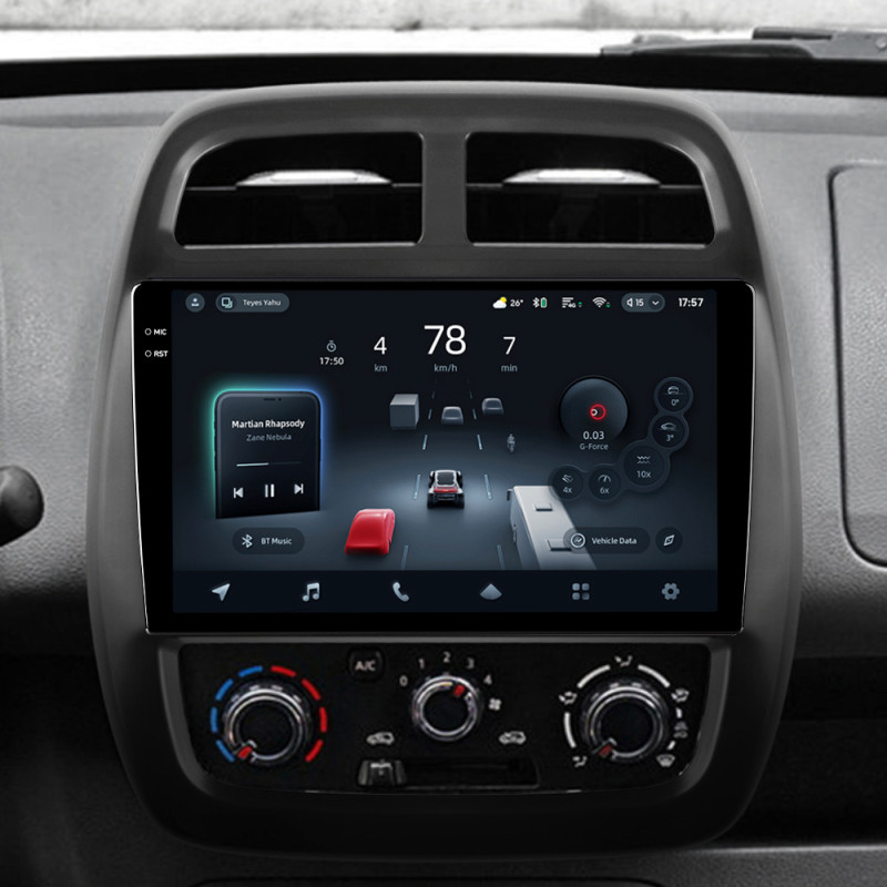 Android head unit Teyes CC4 Pro 12+256 Gb Renault KWID 2015-2019 9" 2k (L1)