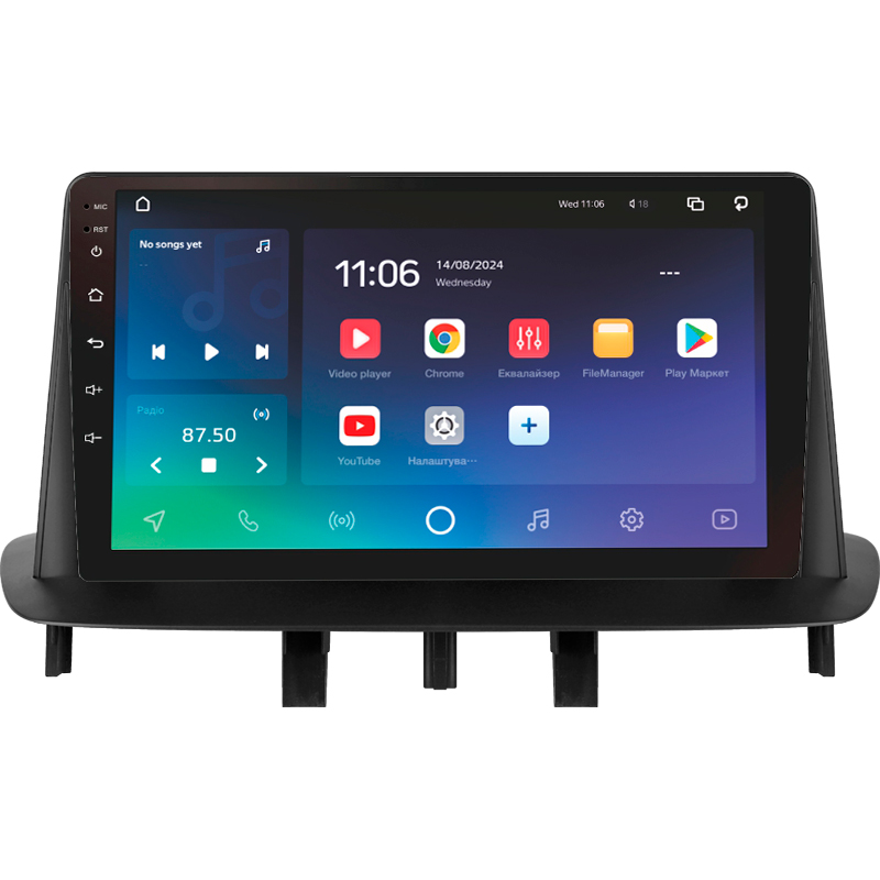 Android head unit SIGMA X9432 ANDROID 10 4+32 Gb 4G DSP Renault Megane 3 2008-2014 9" (L1)